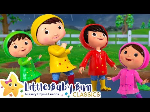 Splashing in The Puddles Song +More Nursery Rhymes and Kids Songs - ABCs and 123s | Little Baby Bum