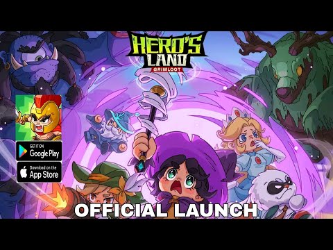 Hero's Land: GrimLoot Gameplay - Official Launch RPG Game Android iOS - YouTube
