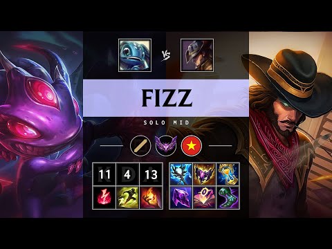 Fizz Mid vs Twisted Fate - VN Master Patch 25.13