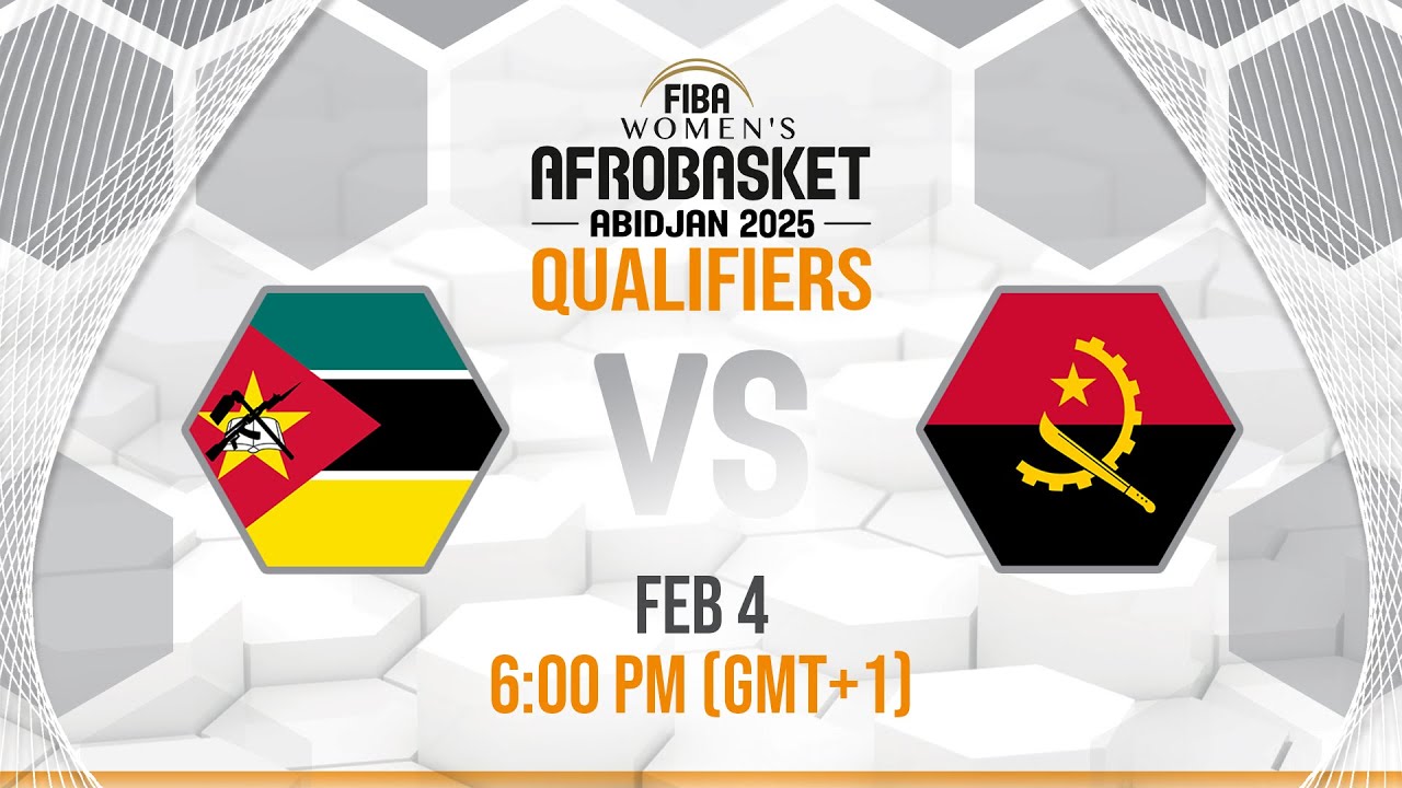 LIVE - Mozambique v Angola | FIBA Women's AfroBasket 2025 Qualifiers