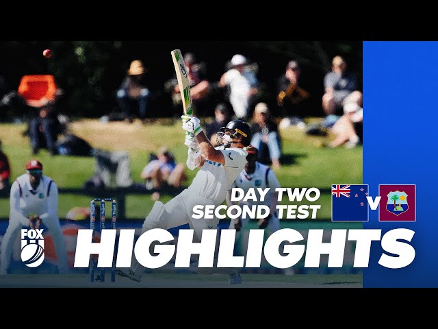 An absolute RIPPER sends Kiwi legend 👀 | I New Zealand v West Indies 2nd Test Day 2 Highlights