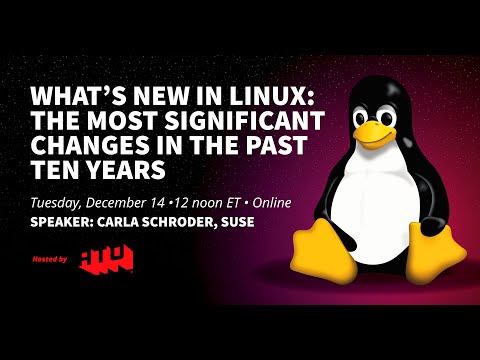 December 14 meetup - What's New in Linux?