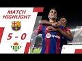 Barcelona vs Real Betis 5-0 Video Highlights