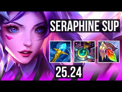 SERAPHINE & Varus vs TAHM KENCH & Kai'Sa (SUP) | Good KDA: 4/1/22 | EUW Diamond | 25.24