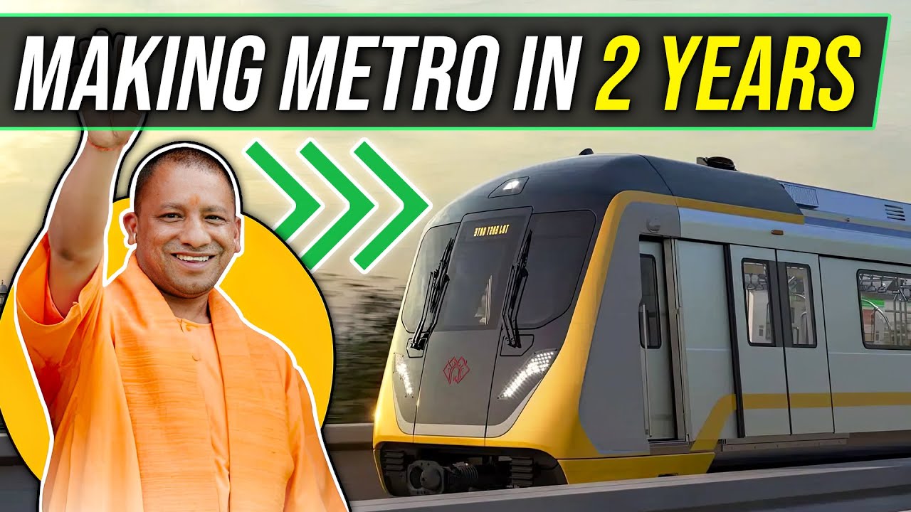 How UTTAR PRADESH Builds METRO at RECORD SPEED ! || CASE STUDY ||