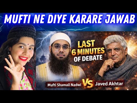 Last 6 Minutes of God Debate | Shocking | Mufti Shamail Nadwi vs Javed Akhtar