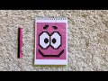 HOW TO DRAW PATRICK STAR SPONGEBOB PIXEL ART STEP BY STEP