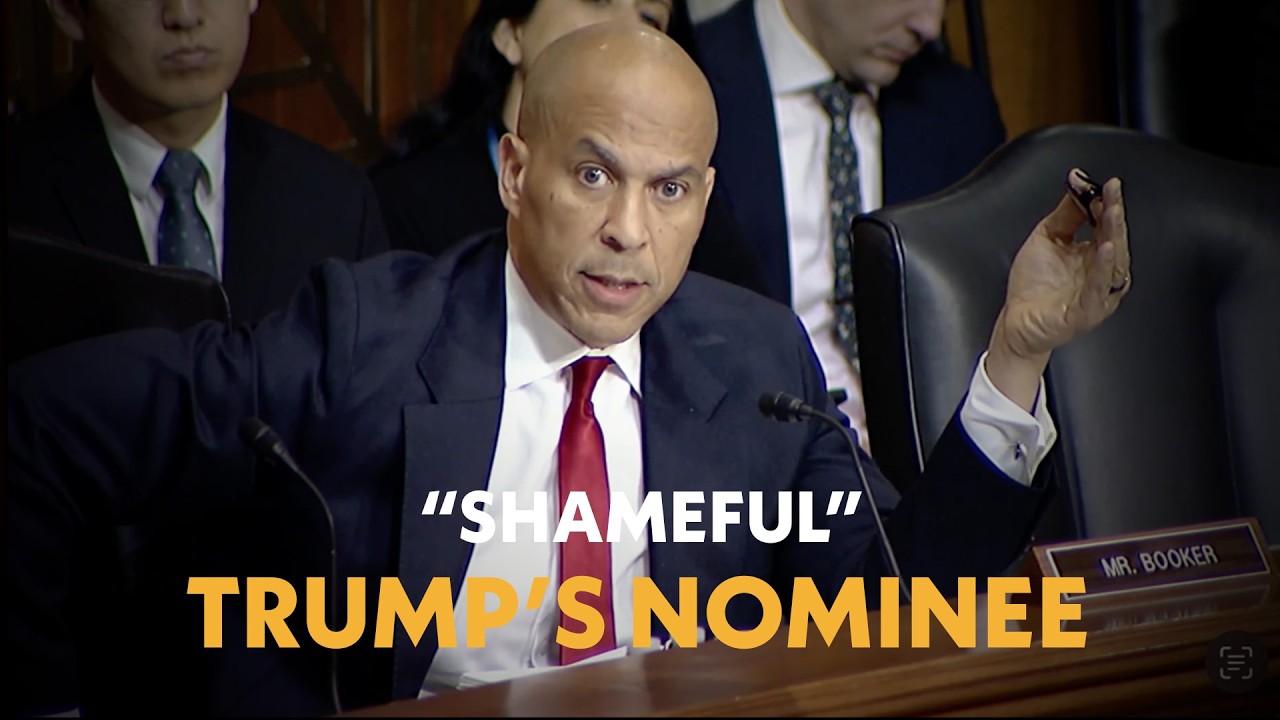 Sen. Booker ERUPTS on Trump’s Shameful Nomination.