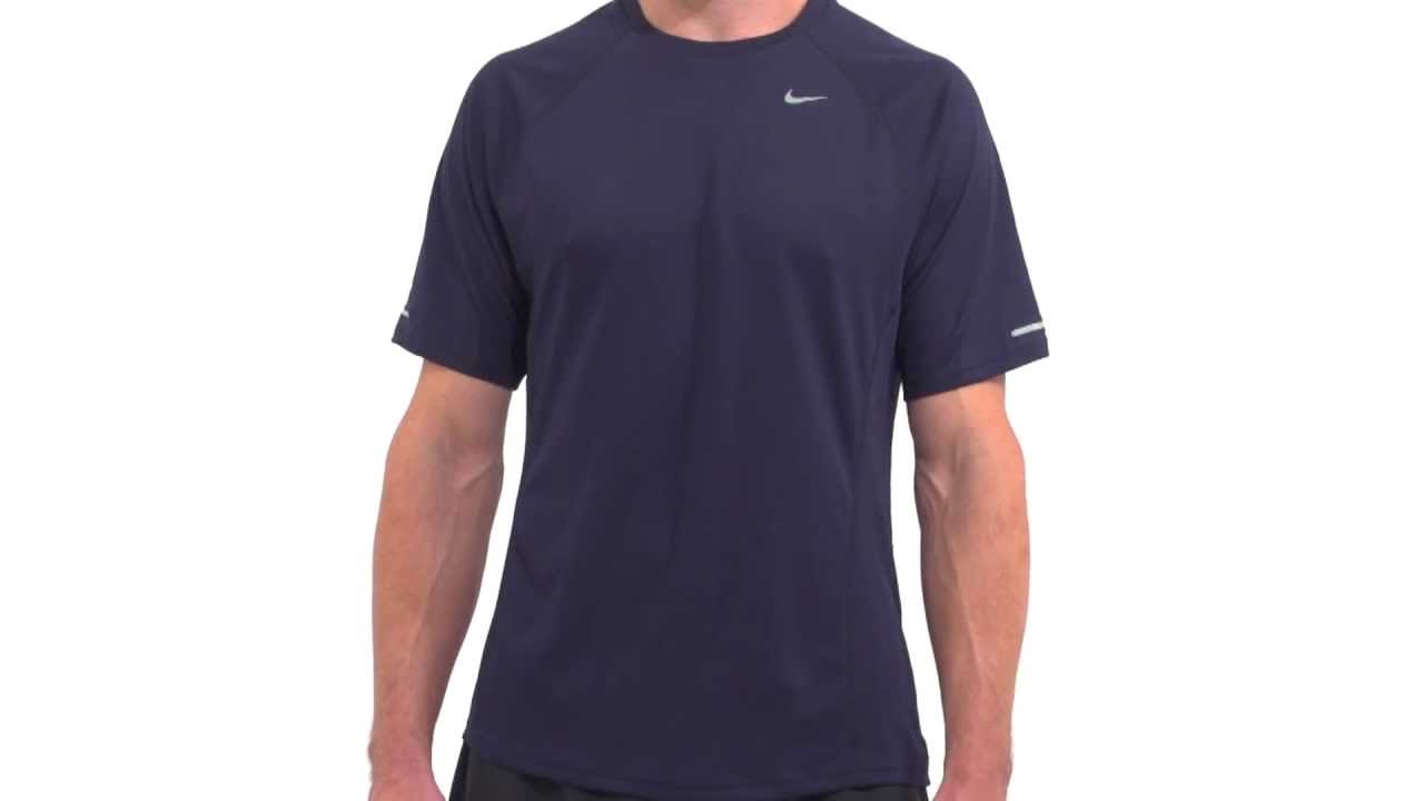 Nike Men's Miler UV Short Sleeve Performance Shirt