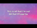 Scars lyrics (Allison Iraheta)