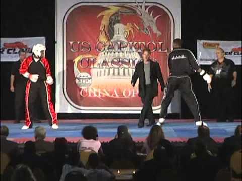 Anthony Merricks vs D'Andre Walker at 2010 U S  Capitol Classics Karate Tournament