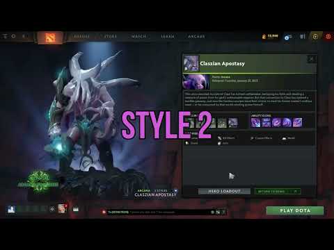 TI11 BATTLEPASS 2022   FACELESS VOID ARCANA DEMO ｜ CLASZIAN FANTASY STYLE 1 AND 2 DOTA 2