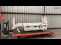 Hospital Bed Maintenance Lift Demonstration Materials Handling Pty Ltd