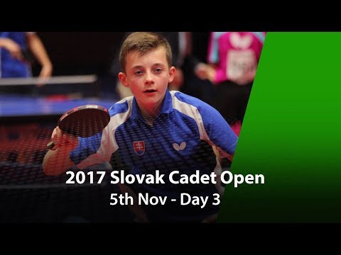 2017 Slovak Cadet Open, ITTF Junior Circuit - Day 3