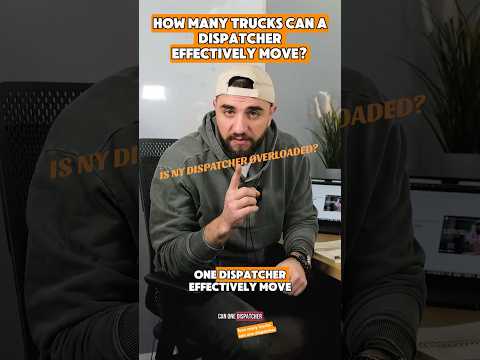 How Many Trucks Should One Dispatcher Handle