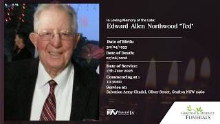 Memorial service for Edward Allen Northwood - Ted