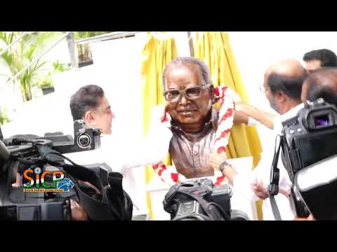 Rajinikanth at K. Balachander Statue by Raj Kamal Films (2019)- Rajinifans.com