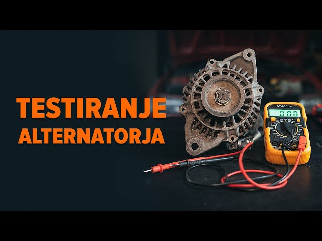 Oglejte si naš video vodič o odpravljanju težav z Alternator AUDI