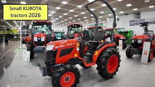 Small KUBOTA tractors 2026
