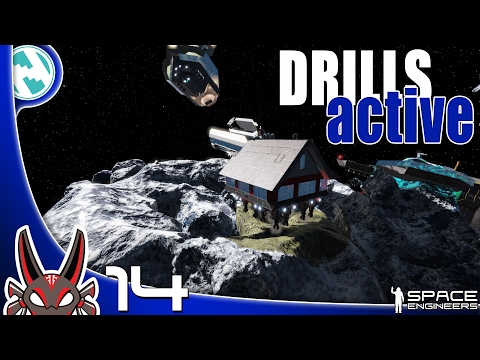 "Drills Active" The Nidd S04E14 | Group Survival Space Engineers