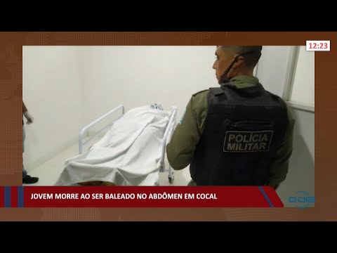 Jovem morre ao ser baleado no abdômen em Cocal 10 01 2022