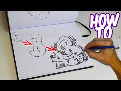 How to Practice Graffiti Tutorial Letter B
