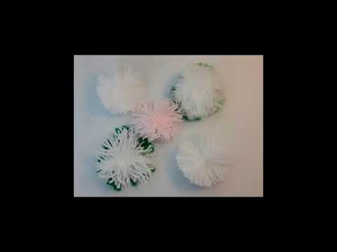How can make a wool flower