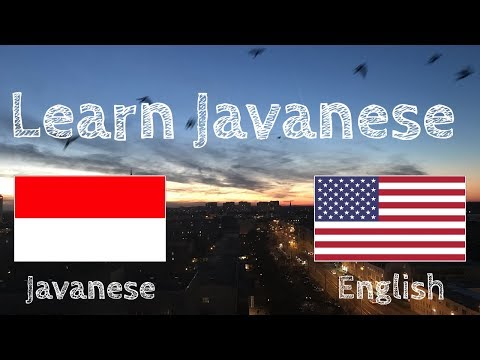 Learn before Sleeping - Javanese (native speaker)  - without music