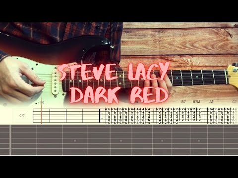 Steve Lacy - Dark Red / Guitar Tutorial / Tabs + Chords
