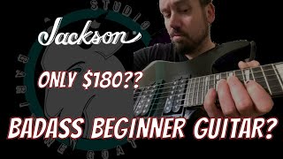 Video thumbnail for Jackson JS1X Minion - Review and Playthrough (Best Beginner value?) by Baritone Goat Studio