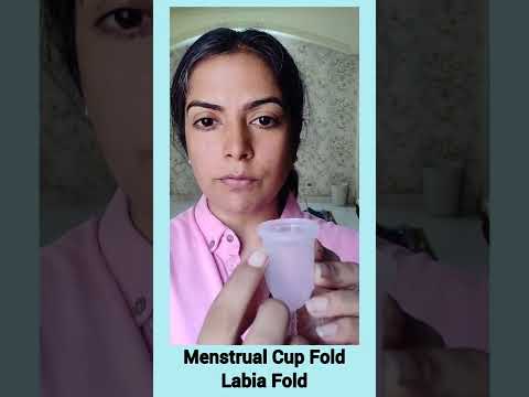 Menstrual Cup Fold | How to do Labia Fold?