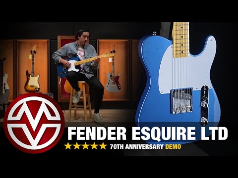 Fender 70th Anniversary Esquire 2020 - Lake Placid Blue image 12