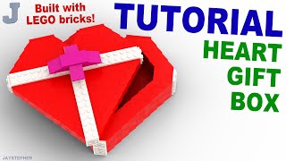 Tutorial - How To Make A Heart Gift Box With LEGO Bricks
