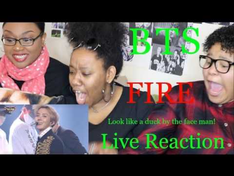BTS - Fire REACTION [LIVE]