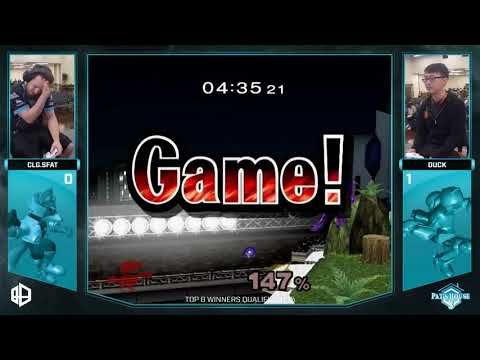 PH3 - SFAT (Fox) vs. Duck (Samus) - SSBM Top 8 Qualifier - Smash Melee