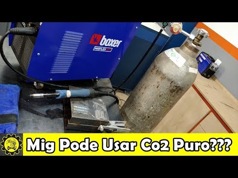 Mig pode Soldar com CO2 Puro???