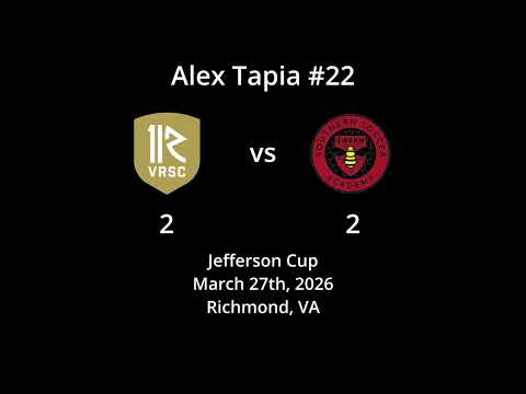 Alex Tapia | 2027 CM | Weak Foot Finish | Jefferson Cup Showcase