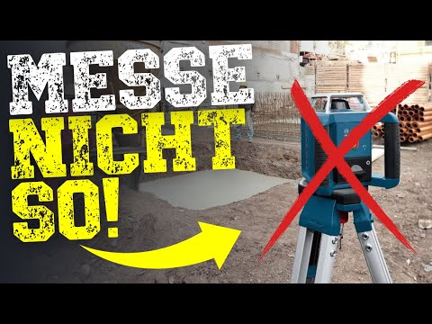 Die 5 größten Fehler beim Umgang mit einem Rotationslaser