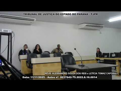 TRIBUNAL DO JÚRI DE LONDRINA/PR - 11/11/2025 - AUTOS Nº. 0037642-75.2022.8.16.0014