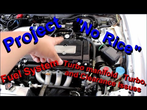 Project "No Rice" #11: Injectors, Turbo, Fuel pump Install (Stroked LS/Vtec Acura Integra)