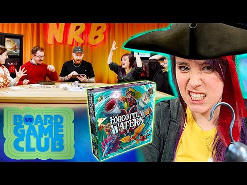 Let's Play FORGOTTEN WATERS with Ellen from Oxventure | Board Game Club