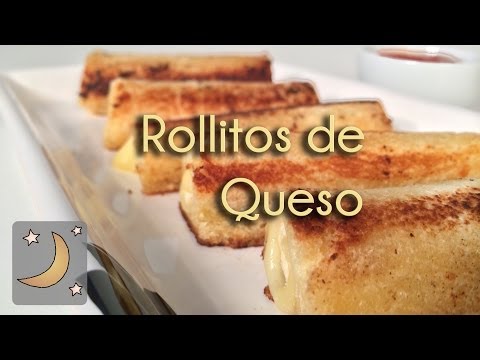 Como hacer Rollitos de Queso - Receta de Pan Crocante Relleno con Queso
