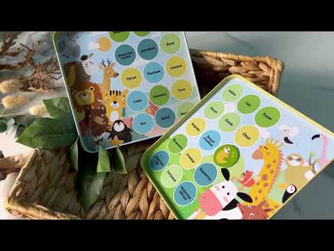 Миниатюра изображения товара Развивающая игра Bumbaram Магнитная игра Лото Животные / IM-1015