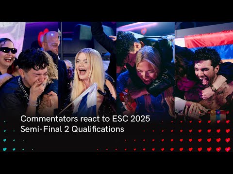 Eurovision 2025 - Commentator Reactions to Qualifying - Semi-Final 2 - ENGLISH SUBTITLES