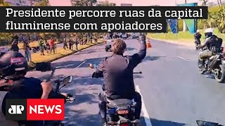 Bolsonaro participa de motociata em ato do 7 de Setembro no Rio de Janeiro