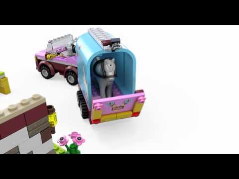 Vidéo LEGO Friends 3186 : La remorque à chevaux d'Emma