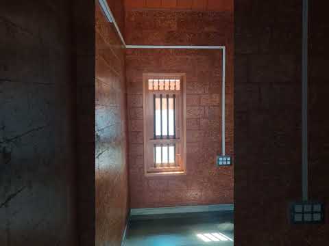 Laterite Stone home polished with waterbase PU...