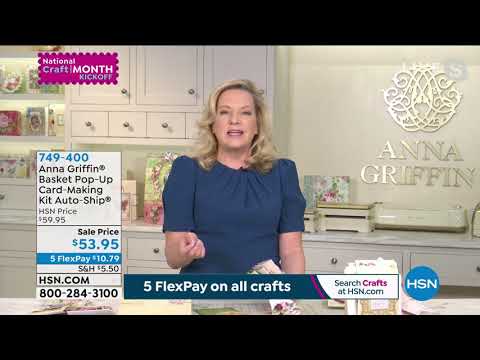 Anna Griffin Basket PopUp CardMaking Kit  AutoShip