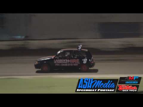 Junior Sedans: Piston Cup Night 1 Race Highlights - Apr 2017 - Rockhampton Speedway