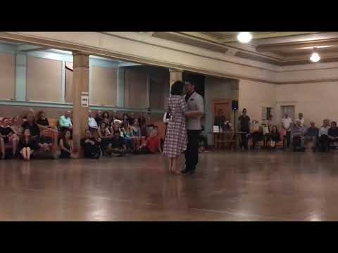 Brian Nguyen and Michelle Lamb at Burning Tango 2019